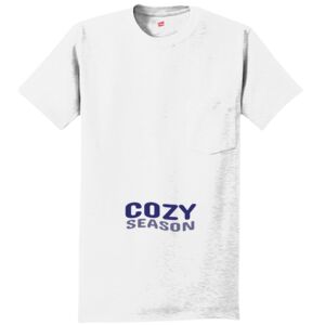 Authentic 100% Cotton T Shirt with Pocket Thumbnail