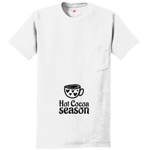 Authentic 100% Cotton T Shirt with Pocket Thumbnail