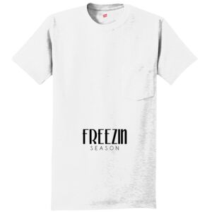 Authentic 100% Cotton T Shirt with Pocket Thumbnail