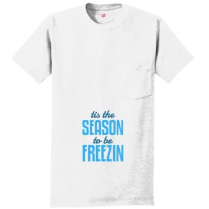 Authentic 100% Cotton T Shirt with Pocket Thumbnail