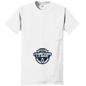 Authentic 100% Cotton T Shirt with Pocket Thumbnail