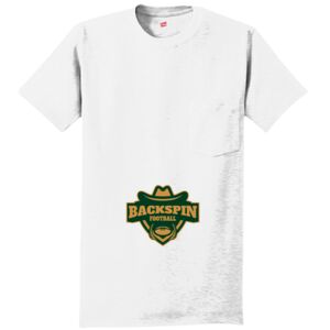 Authentic 100% Cotton T Shirt with Pocket Thumbnail