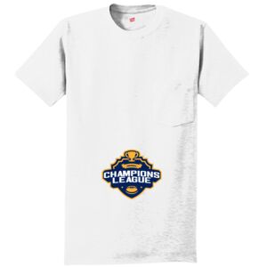 Authentic 100% Cotton T Shirt with Pocket Thumbnail