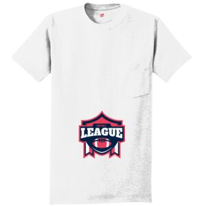Authentic 100% Cotton T Shirt with Pocket Thumbnail