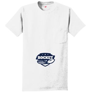 Authentic 100% Cotton T Shirt with Pocket Thumbnail