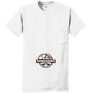 Authentic 100% Cotton T Shirt with Pocket Thumbnail