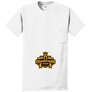 Authentic 100% Cotton T Shirt with Pocket Thumbnail