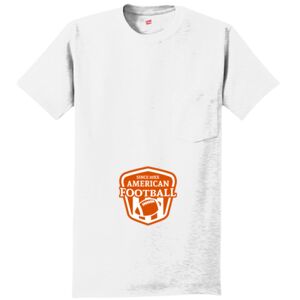 Authentic 100% Cotton T Shirt with Pocket Thumbnail