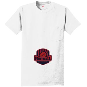 Authentic 100% Cotton T Shirt with Pocket Thumbnail