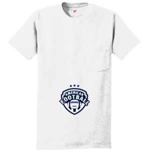 Authentic 100% Cotton T Shirt with Pocket Thumbnail