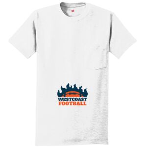Authentic 100% Cotton T Shirt with Pocket Thumbnail