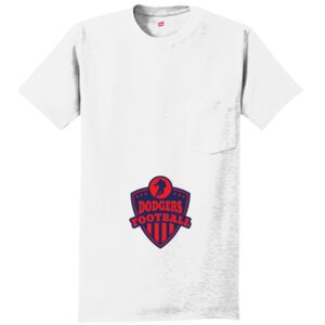Authentic 100% Cotton T Shirt with Pocket Thumbnail