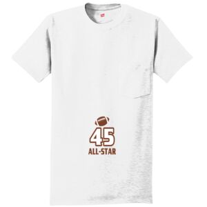 Authentic 100% Cotton T Shirt with Pocket Thumbnail