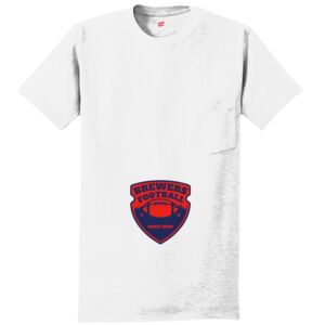 Authentic 100% Cotton T Shirt with Pocket Thumbnail