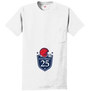 Authentic 100% Cotton T Shirt with Pocket Thumbnail