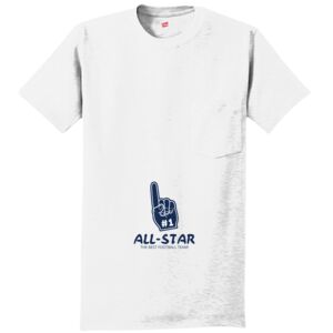 Authentic 100% Cotton T Shirt with Pocket Thumbnail