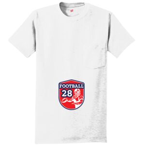 Authentic 100% Cotton T Shirt with Pocket Thumbnail