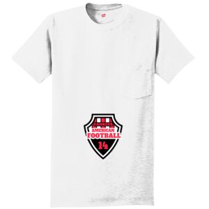 Authentic 100% Cotton T Shirt with Pocket Thumbnail