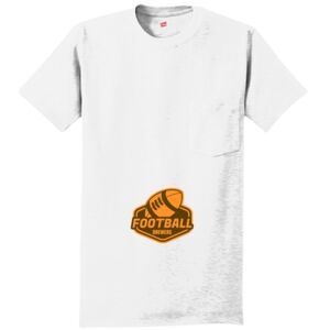 Authentic 100% Cotton T Shirt with Pocket Thumbnail