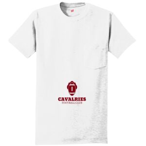 Authentic 100% Cotton T Shirt with Pocket Thumbnail
