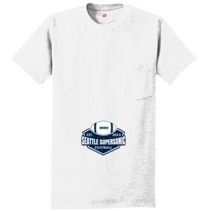 Authentic 100% Cotton T Shirt with Pocket Thumbnail