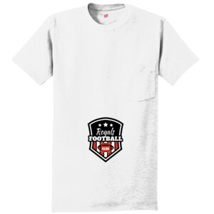 Authentic 100% Cotton T Shirt with Pocket Thumbnail