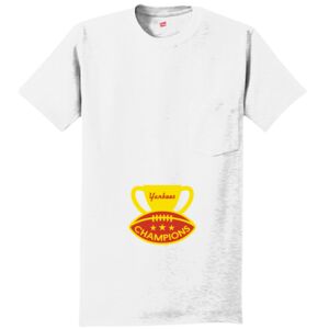 Authentic 100% Cotton T Shirt with Pocket Thumbnail