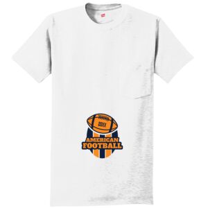 Authentic 100% Cotton T Shirt with Pocket Thumbnail