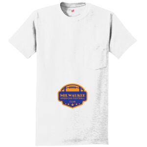Authentic 100% Cotton T Shirt with Pocket Thumbnail