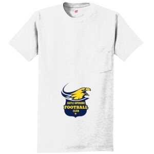 Authentic 100% Cotton T Shirt with Pocket Thumbnail