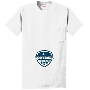 Authentic 100% Cotton T Shirt with Pocket Thumbnail