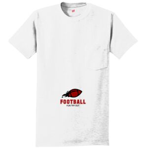 Authentic 100% Cotton T Shirt with Pocket Thumbnail