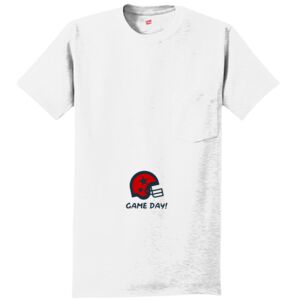 Authentic 100% Cotton T Shirt with Pocket Thumbnail
