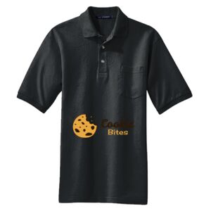 Heavyweight Cotton Pique Polo with Pocket Thumbnail