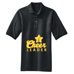Heavyweight Cotton Pique Polo with Pocket Thumbnail