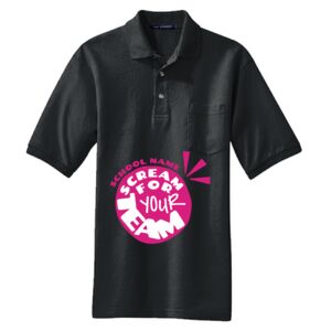 Heavyweight Cotton Pique Polo with Pocket Thumbnail