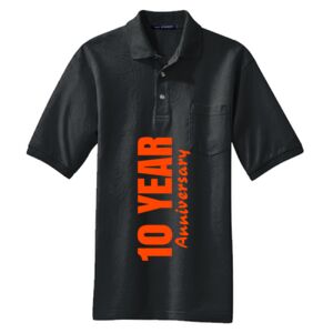 Heavyweight Cotton Pique Polo with Pocket Thumbnail