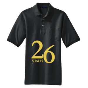 Heavyweight Cotton Pique Polo with Pocket Thumbnail