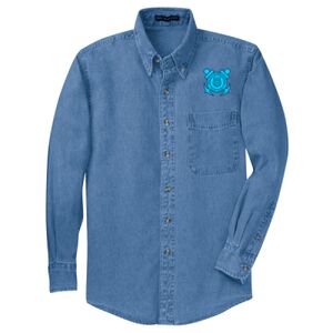 Tall Long Sleeve Denim Shirt Thumbnail