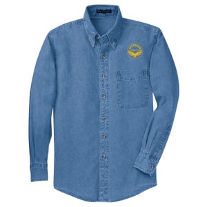 Tall Long Sleeve Denim Shirt Thumbnail