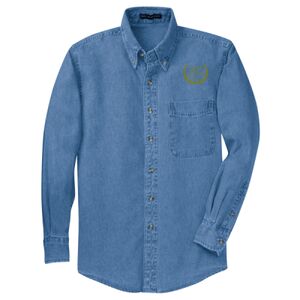 Tall Long Sleeve Denim Shirt Thumbnail