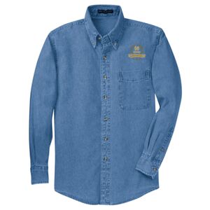 Tall Long Sleeve Denim Shirt Thumbnail