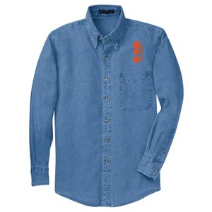 Tall Long Sleeve Denim Shirt Thumbnail