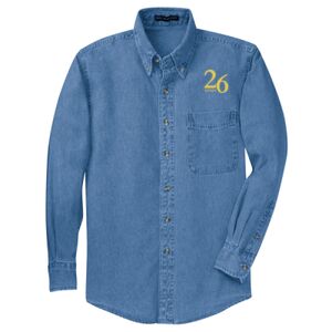 Tall Long Sleeve Denim Shirt Thumbnail