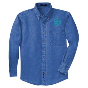 Tall Long Sleeve Denim Shirt Thumbnail