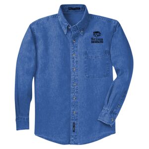 Tall Long Sleeve Denim Shirt Thumbnail