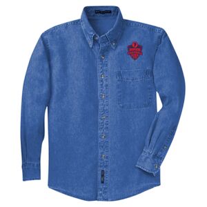 Tall Long Sleeve Denim Shirt Thumbnail