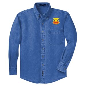 Tall Long Sleeve Denim Shirt Thumbnail