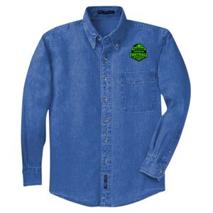 Tall Long Sleeve Denim Shirt Thumbnail