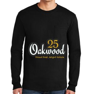 Ultra Cotton ® 100% US Cotton Long Sleeve T Shirt with Pocket Thumbnail